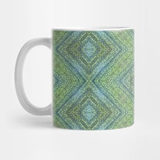 Green Veggie Skin Diamond Pattern Mug